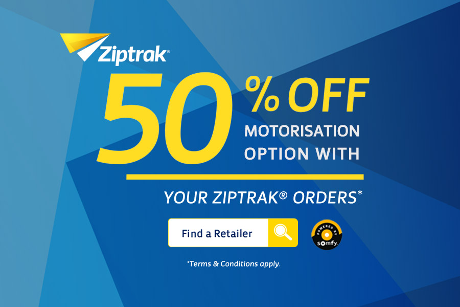 Ziptrak® 50% OFF Motorisation Promo